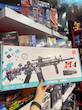تفنگ تیر ژله‌ای شارژی M4 مدل Assault Rifle با دوربین