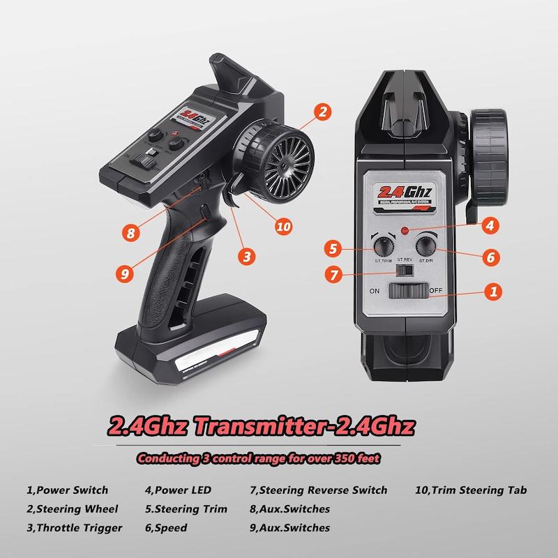 ماشین کنترلی ارسی 40 کیلومتر کد 16101 4WD