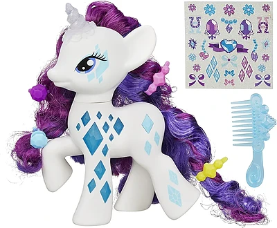 عروسک پونی ریریتی درخشنده Glamor Glow Rarity Pony B0367