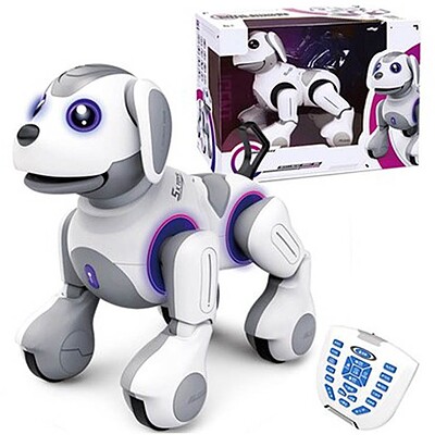 ربات اسباب بازی کنترلی سگ هوشمند لمسی مدل Radio control dog Smart robot dog G14