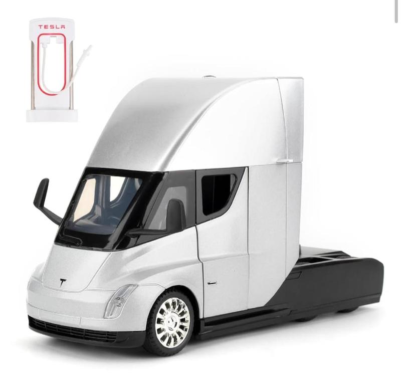  ماکت  فلزی کله تسلا تسلا مدل 1:24 با ایستگاه شارژ