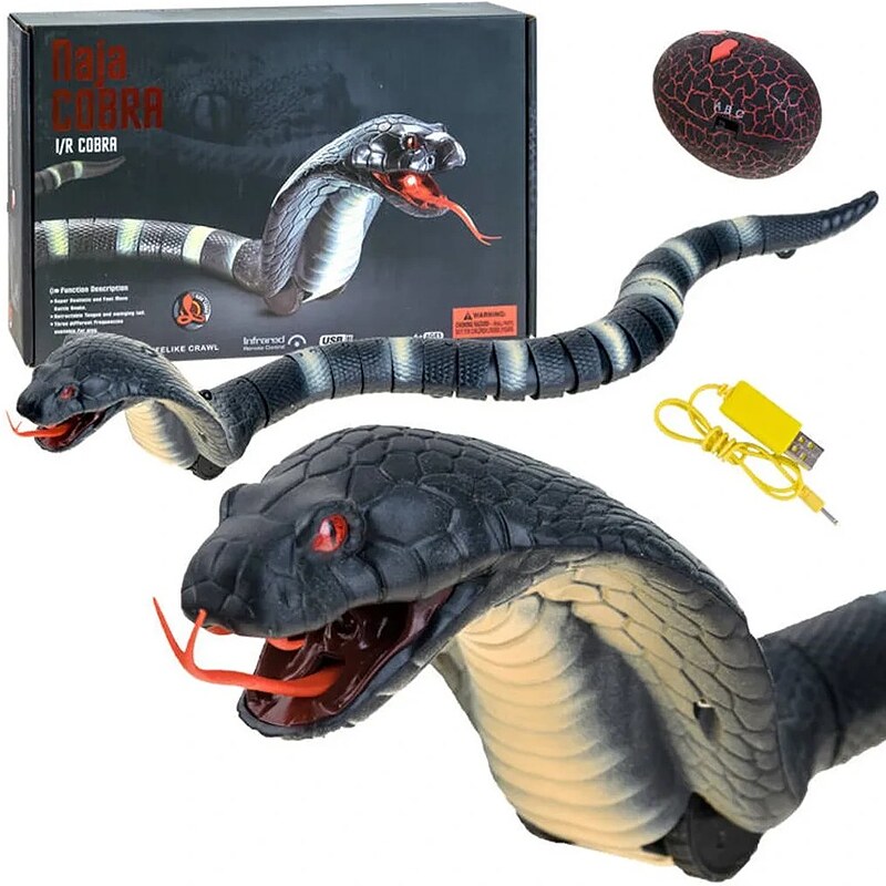 اسباب بازی ربات مار کبرا کنترلی شارژی REMOTE CONTROLLED COBRA SNAKE _اسباب بازی ربات