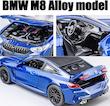 ماکت ماشین فلزی بی‌ام‌و M8 مدل کلکسیونی BMW M8 مقیاس 1:32