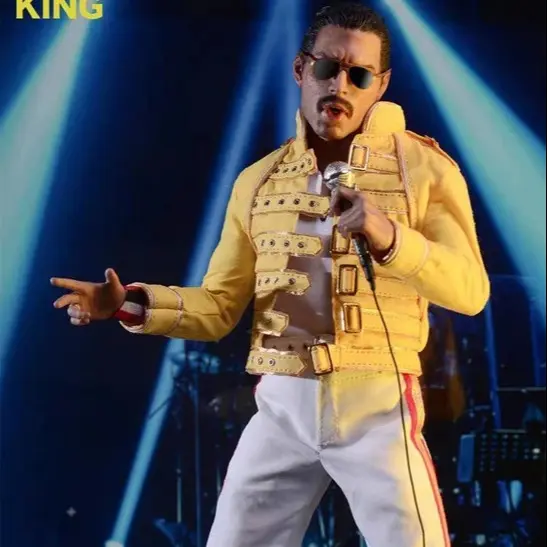 اکشن فیگور فردی مرکوری 1/6 مدل Maniacs Rock Freddie Mercury King Redman Toys
