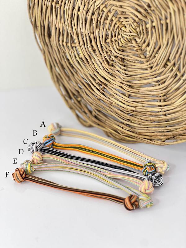 کش گره ای راه راه 🧶