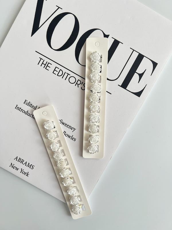 قفل مو رز سفید🐚