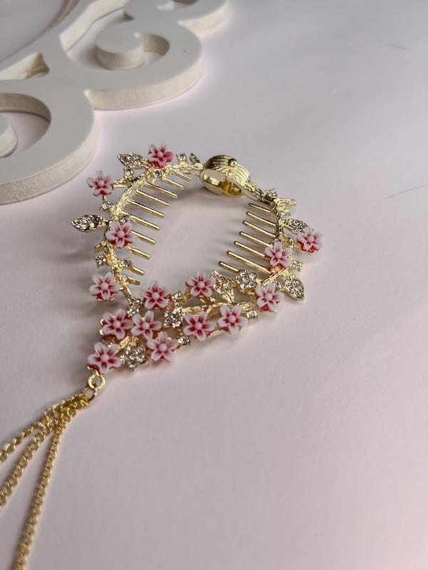 گیره گوجه ای شکوفه🌸