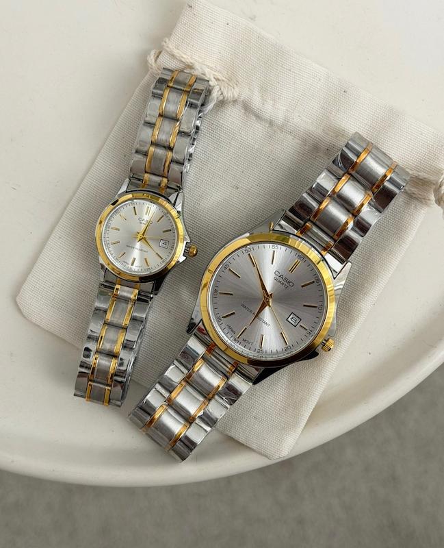 کاسیو مدرن بند دو رنگ