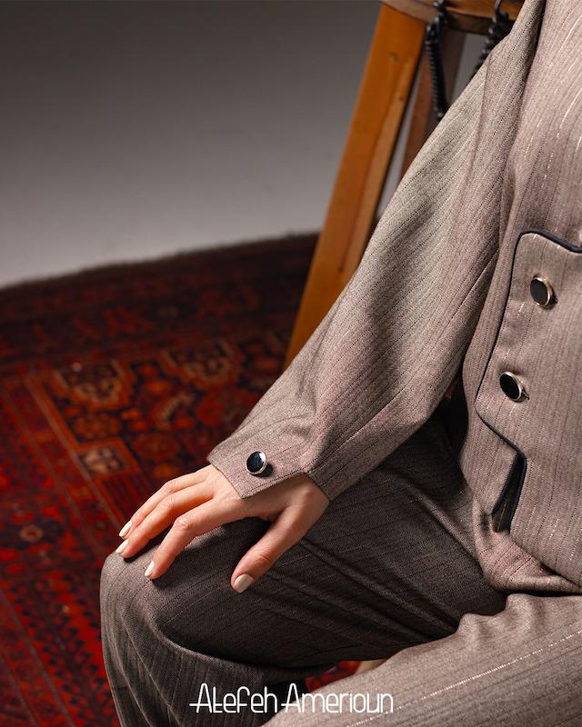 کت شلوار موکا