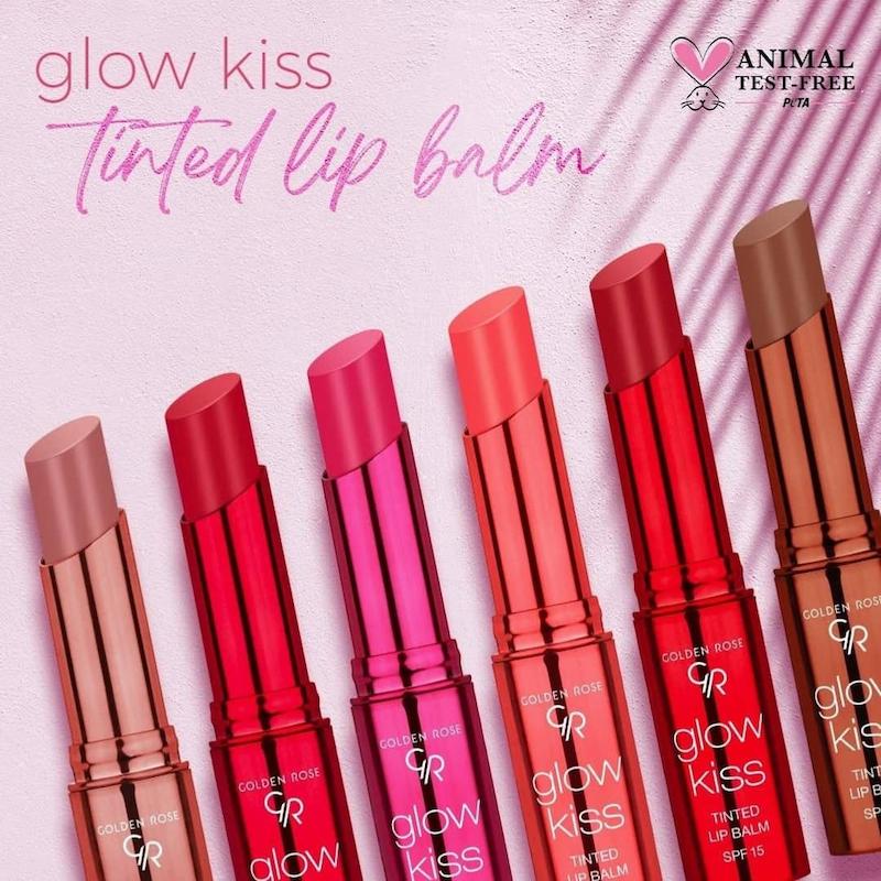 تینت بالم گلدن رز Golden Rose Glow Kiss Tinted Lip Balm