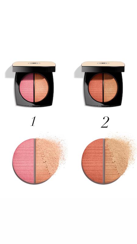 رژگونه + هایلایتر پودری شنل Chanel Golden Glow Powder 