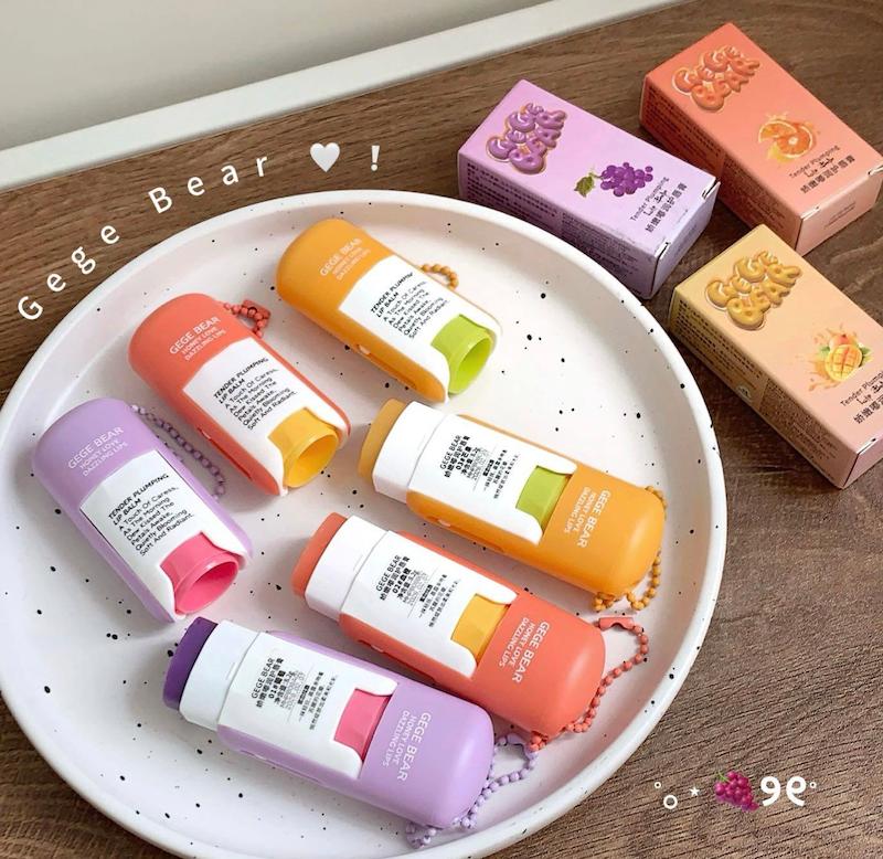 بالم لب میوه ای Gege bear 🍇🫧