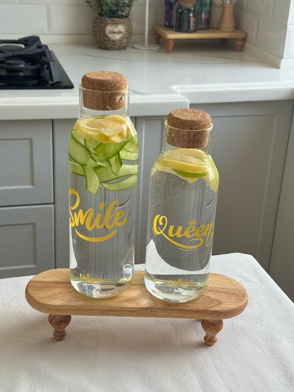 بطری پیرکس درب چوب پنبه یونیک 