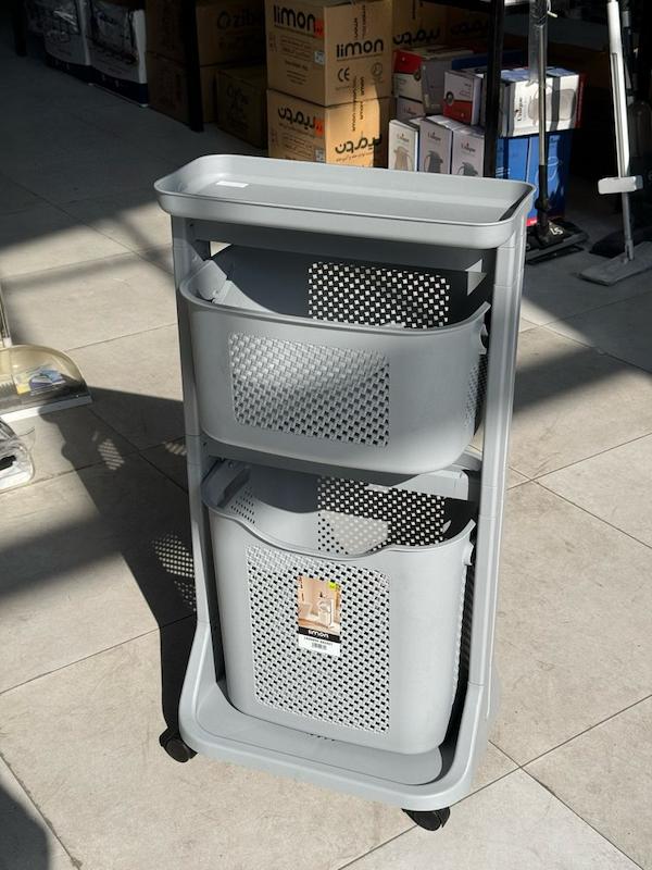 سبد رخت دوطبقه بافت لیمون