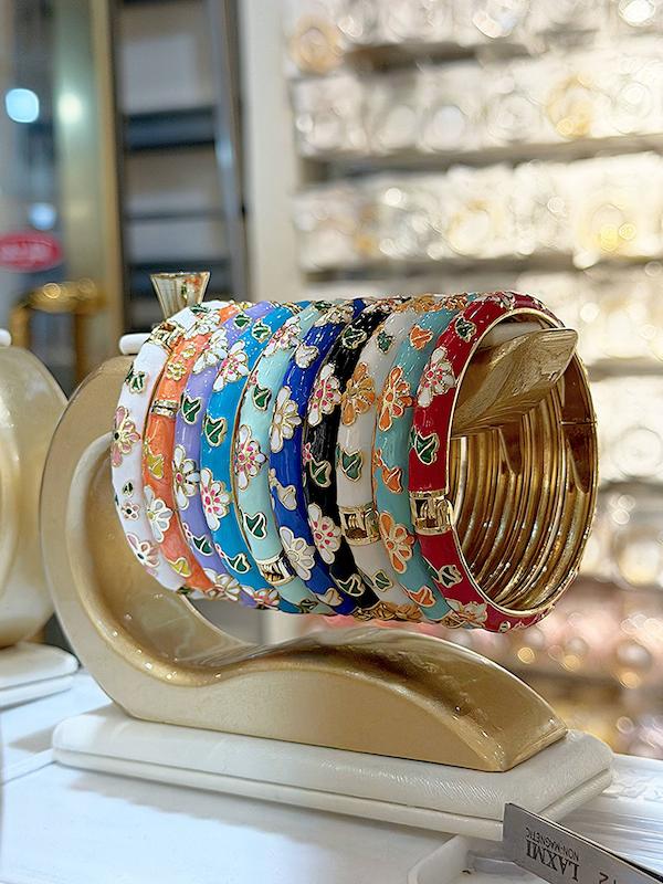 دستبند زنانه میناکاری