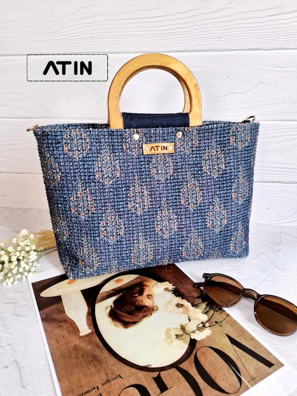 کیف دسته چوبی