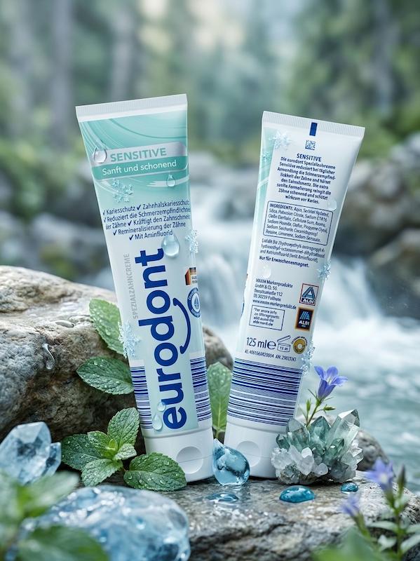 خمیر دندان یورودنت مدل Sensitive Spezial Zahncreme