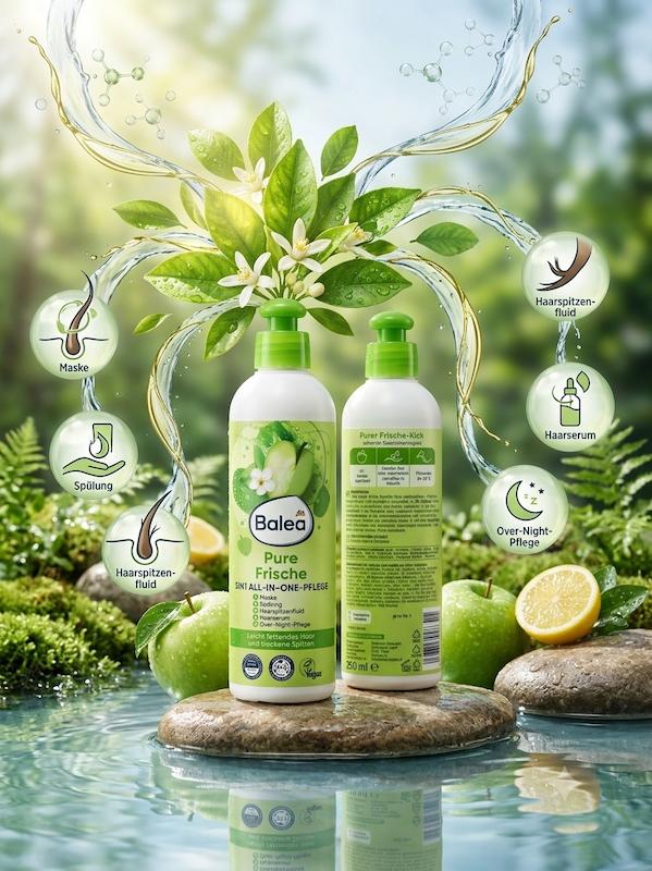 مراقبت چندمنظوره مو Balea Pure Frische