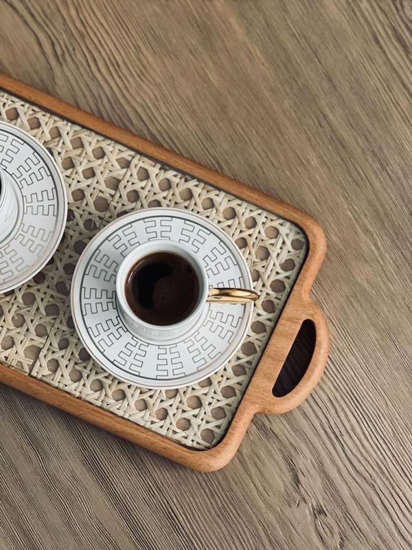 سینی حصیری طرح آتمو