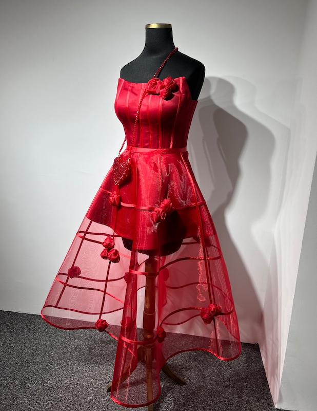 پیراهن مجلسی زنانه آتورینا Red Roses