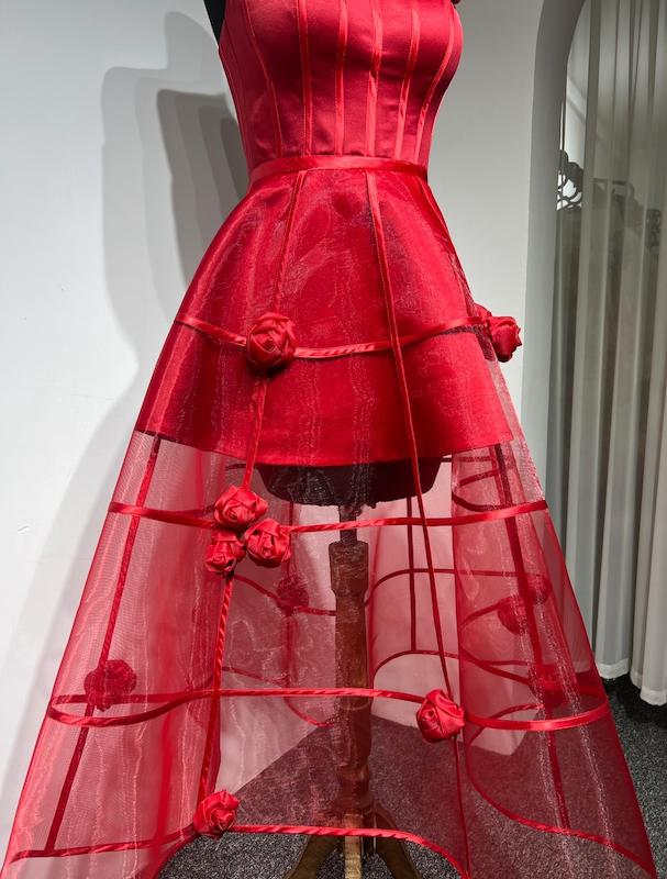 پیراهن مجلسی زنانه آتورینا Red Roses