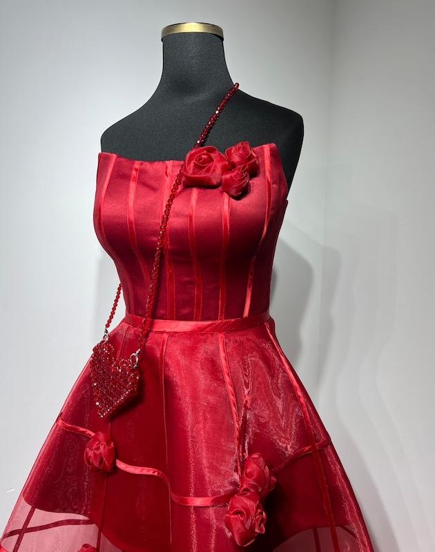 پیراهن مجلسی زنانه آتورینا Red Roses