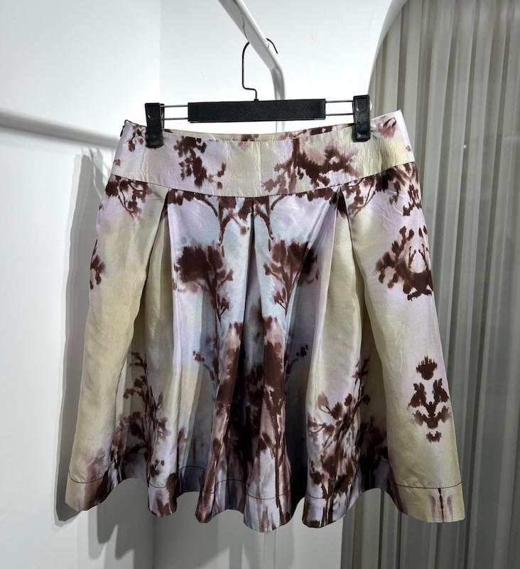 دامن کوتاه تافته زنانه Zara
