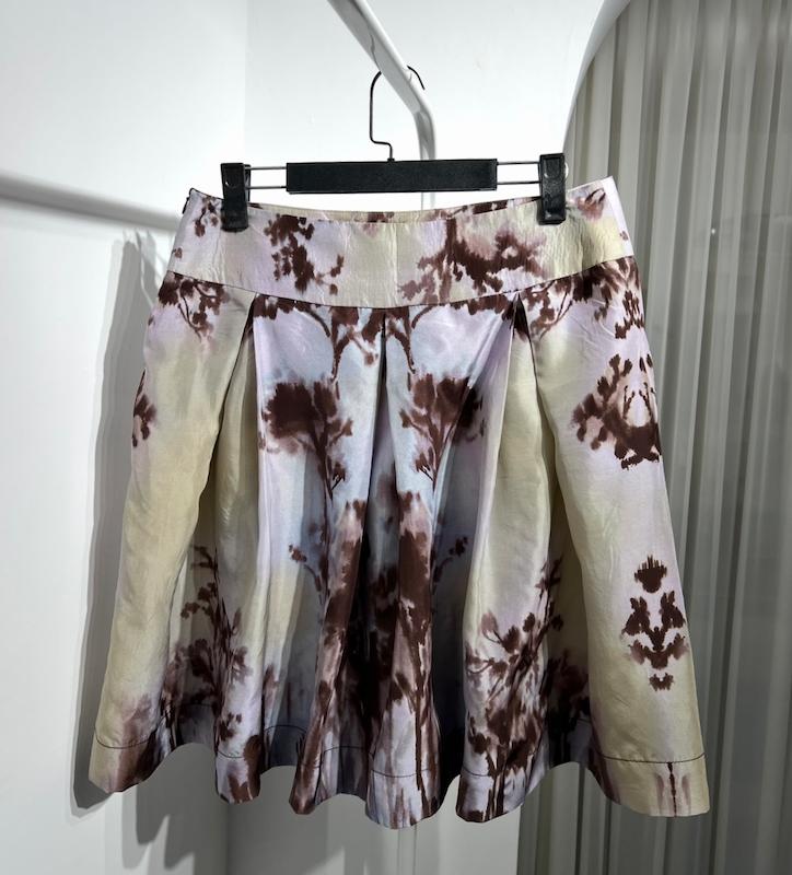 دامن کوتاه تافته زنانه Zara
