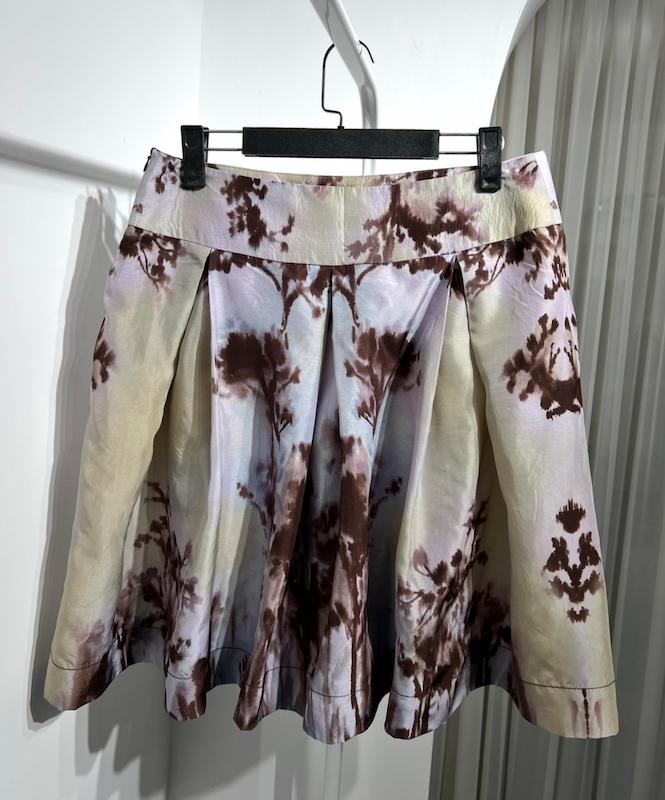 دامن کوتاه تافته زنانه Zara