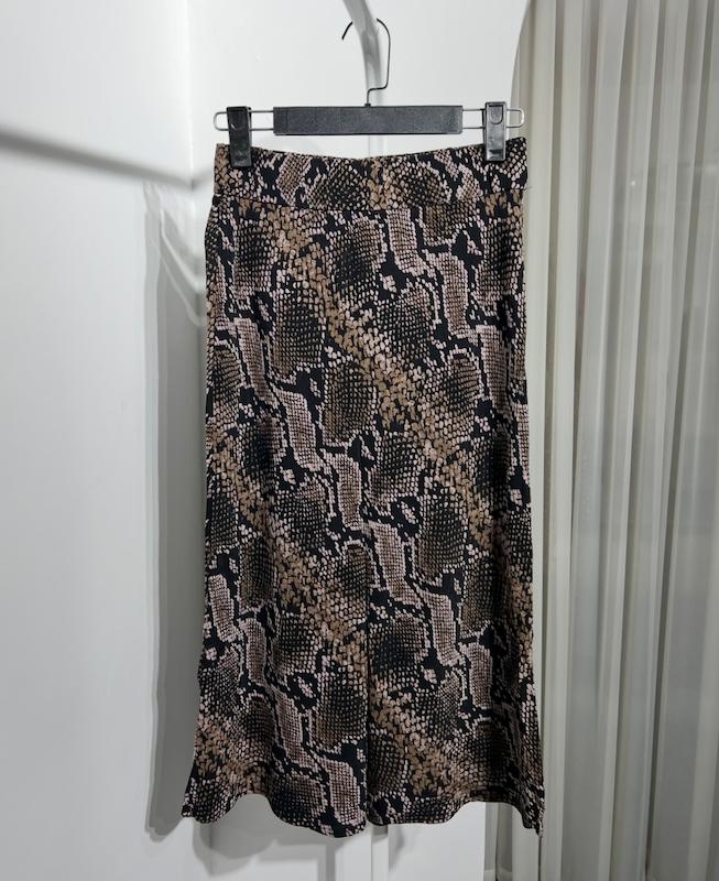 دامن بلند حریر زنانه Zara