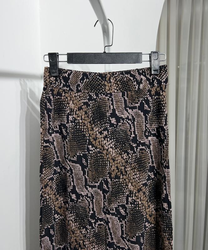دامن بلند حریر زنانه Zara