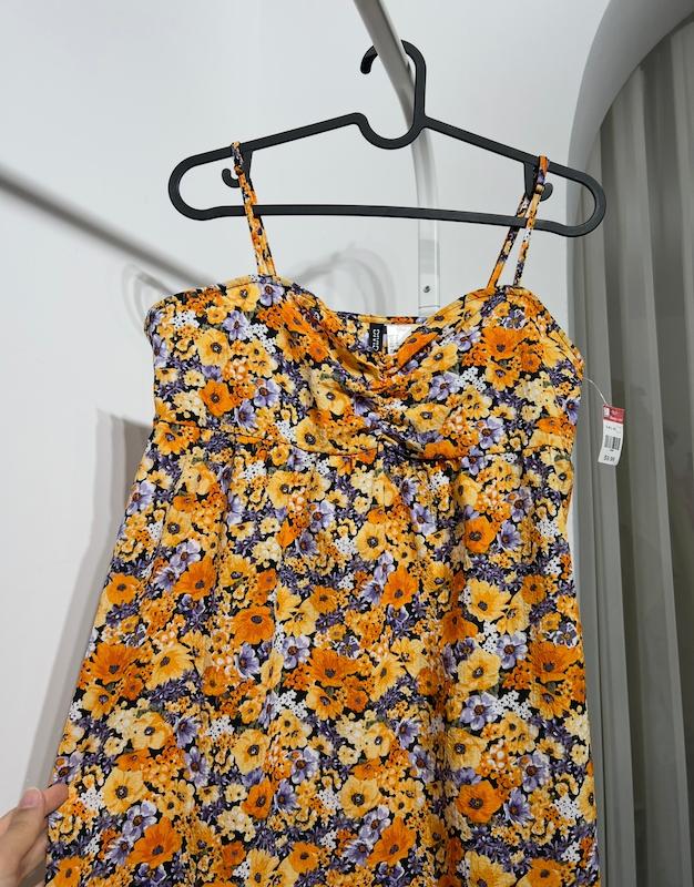 پیراهن کوتاه دوبنده زنانه H&M