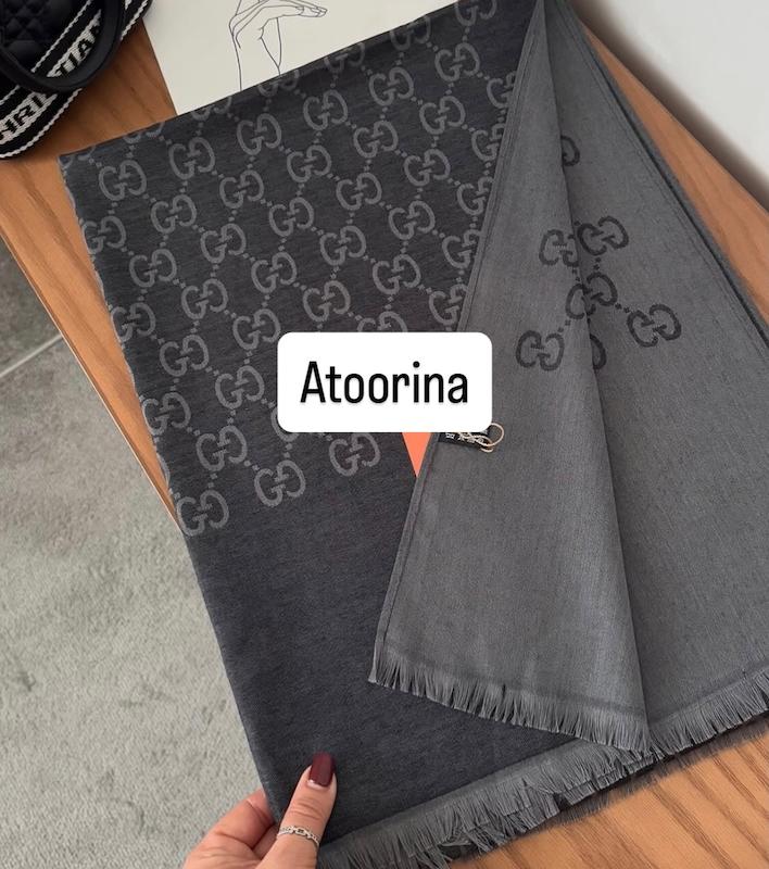 شال گوچی خاکستری