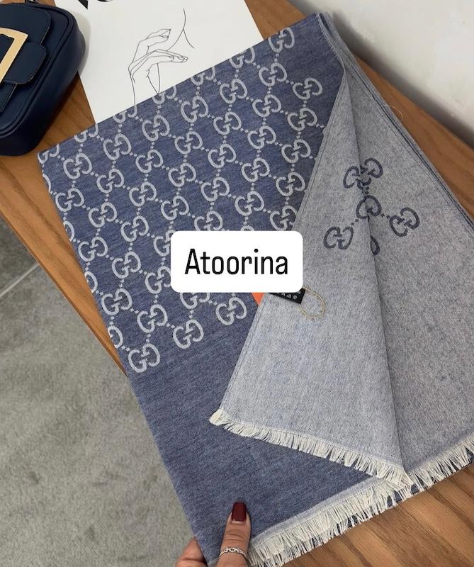 شال گوچی آبی نفتی