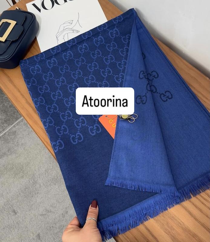 شال گوچی آبی درباری