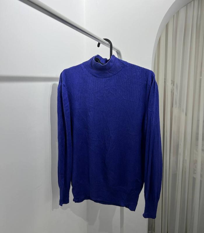 بافت یقه اسکی کاربنی