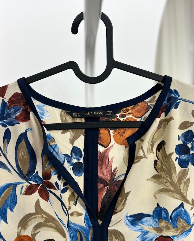 بلوز مجلسی کرپ حریر زنانه Zara
