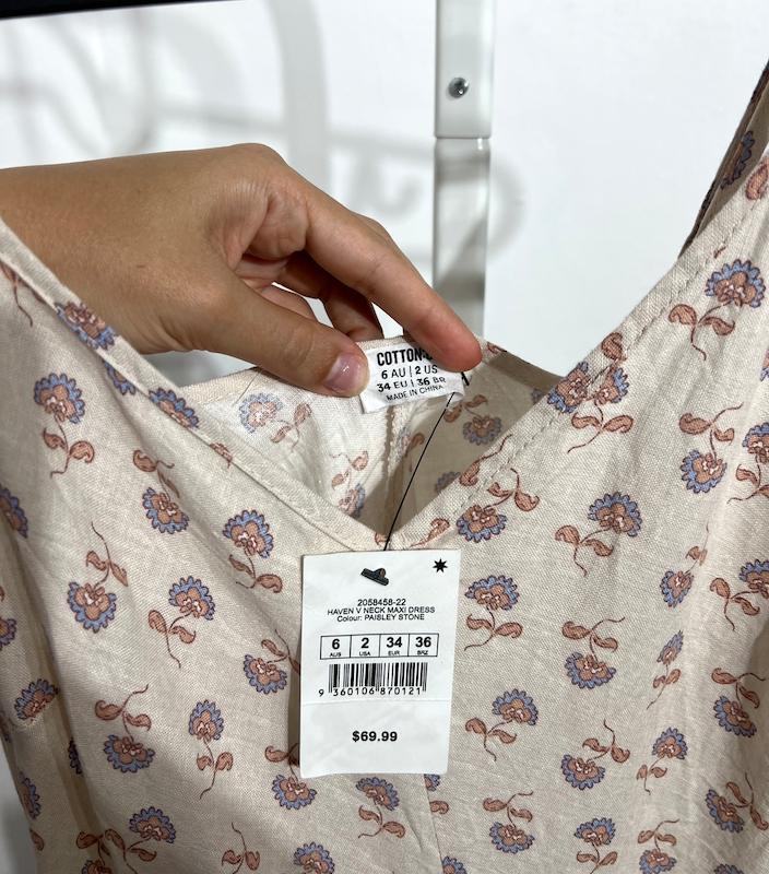 پیراهن بلند لینن زنانه Cotton