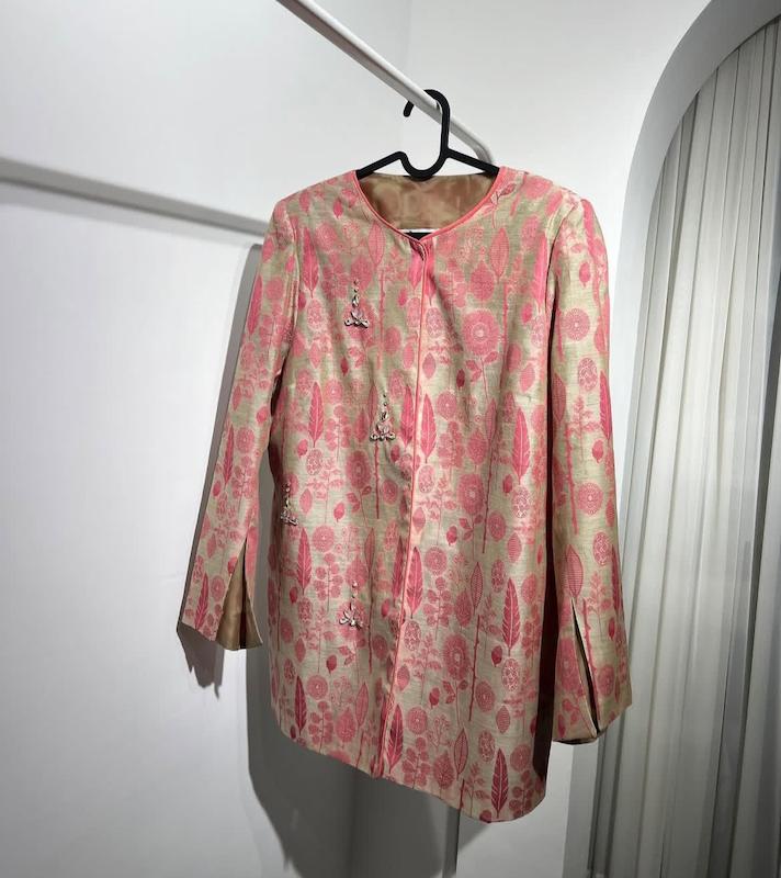 کت جواهردوزی صورتی