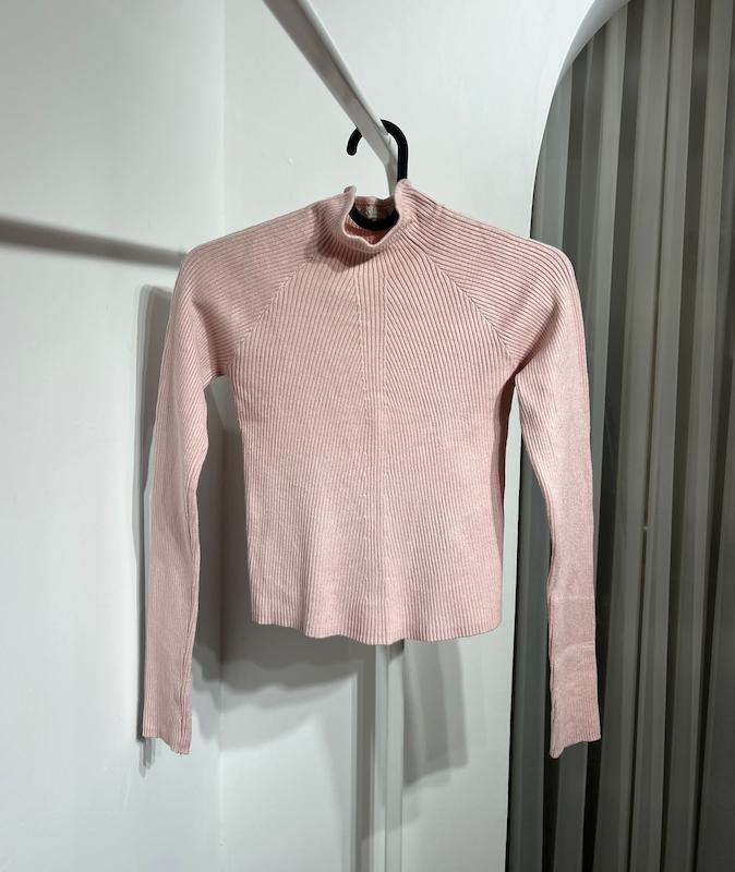 بافت یقه ایستاده زنانه Bershka