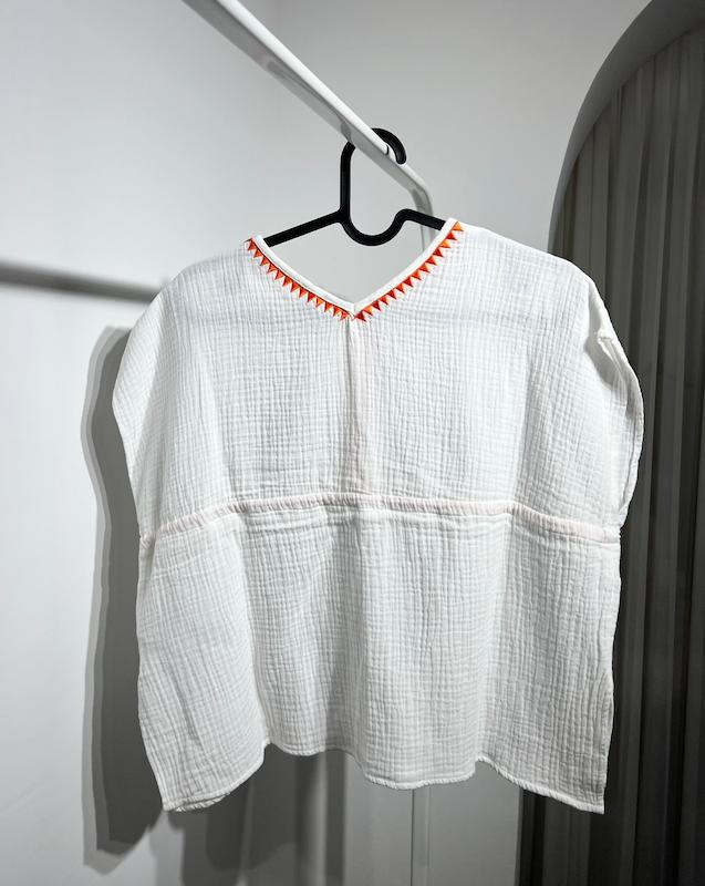 تاپ نخی گلدوزی شده زنانه Kiabi