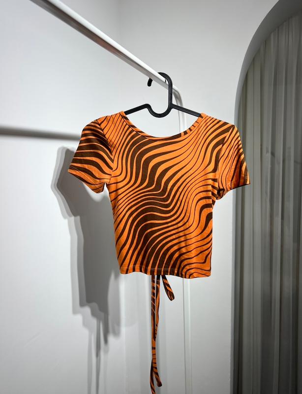 تاپ پشت باز Zara