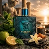 عطر مردانه ورساچه اروس با نت‌های مینت (نعنا) و وانیلا مناسب چهارفصل و مهمانی‌های شبانه