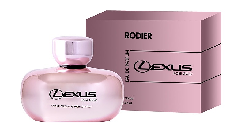 عطر ادکلن ادو پرفیوم زنانه رودیر مدل رز گلد لکسوس(صورتی) Rose Gold Lexus