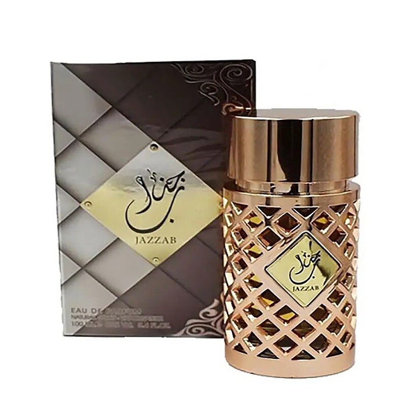 عطر ادکلن جذاب طلایی ارض الزعفران Jazzab gold