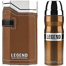 عطر ادکلن و اسپری مردانه لجند قهوه ای ۱۰۰ میل ۱۰۰ ml اورجینال Legend Gift Set for Men ست