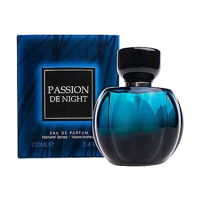 عطر ادکلن پشن د نایت passion de night رایحه پویزن فراگنس ورد 100 میل 100 ml