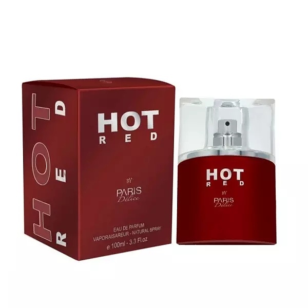 عطر ادکلن هات رد اصلی و اورجینال پاریس دلیس ۱۰۰ میل  PARIS DELICE HOT RED