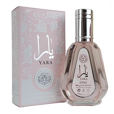 عطر ادکلن یارا صورتی Yara ارض الزعفران زنانه 50 میل