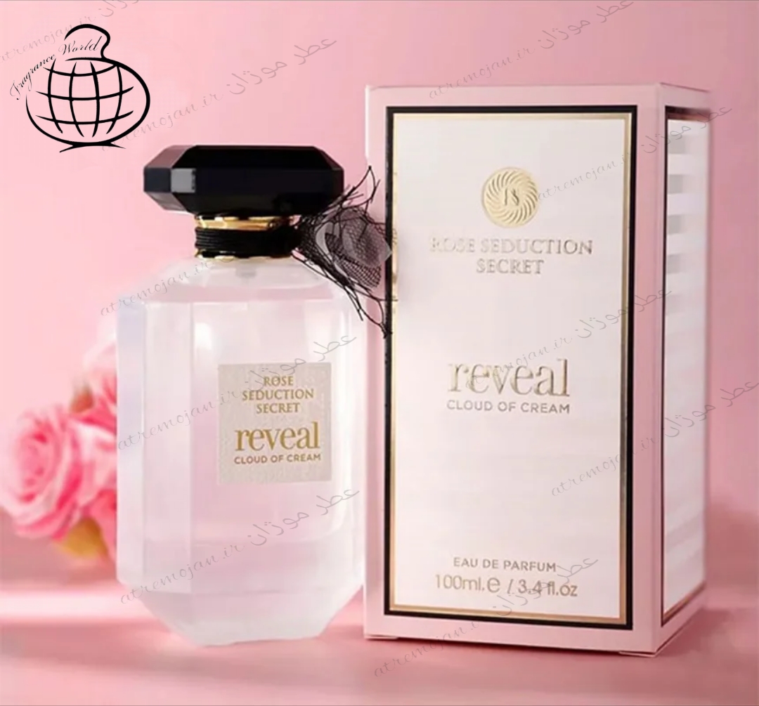  عطر ادکلن رز سداکشن رویال کلود آف کرم رایحه ویکتوریا تیس کرم کلاود100 میل Rose Seduction Reveal Cloud Of Creme 